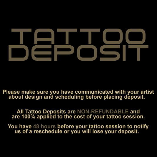 A.J.  Tattoo Deposit